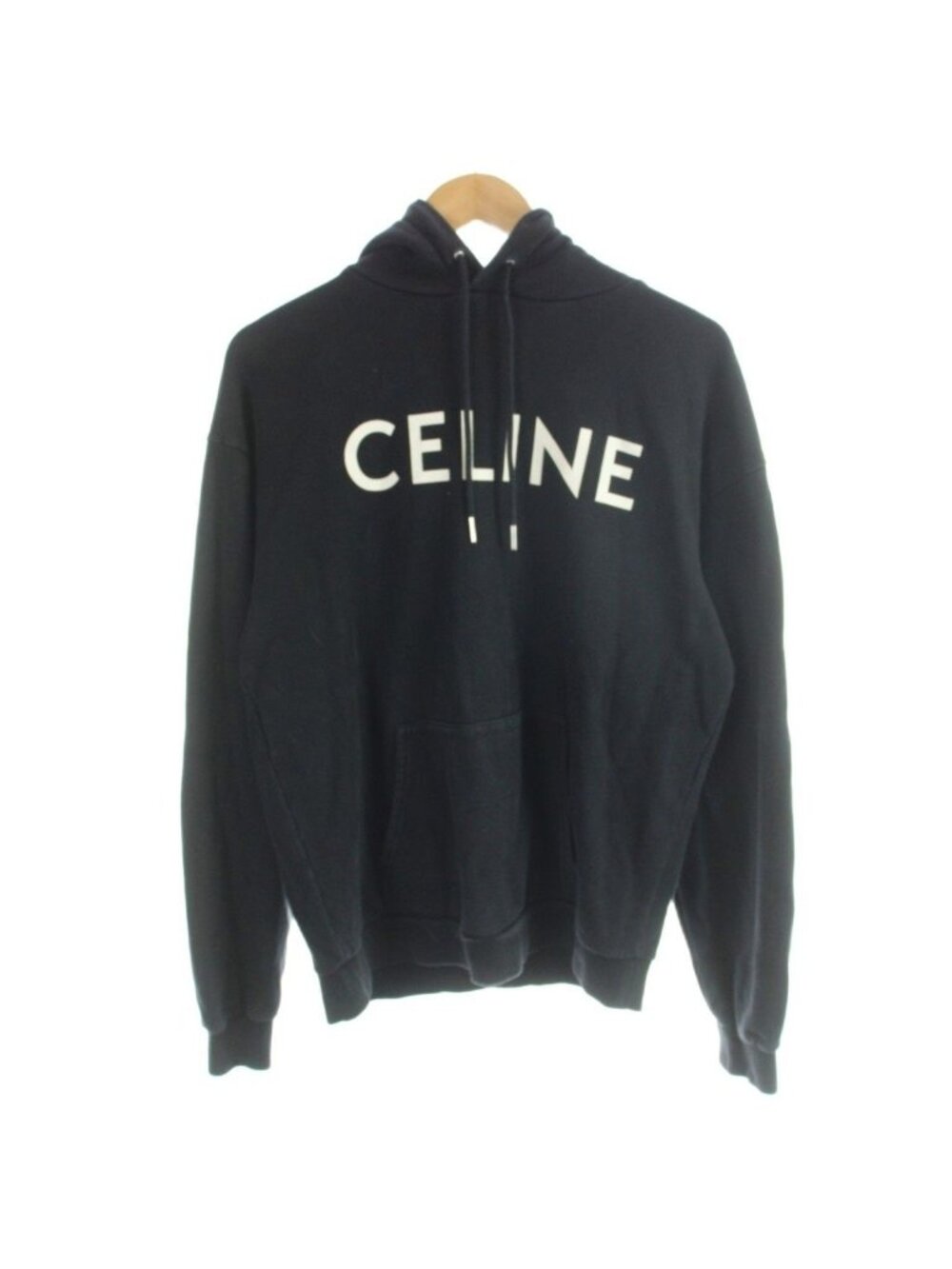 Celine Sweatshirt Hoodie Logo Black M